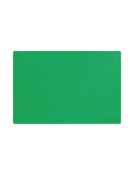 Planche à découper verte Hygiplas - 450x300 mm