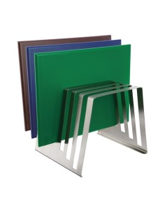 Support simple pour planches à découper Hygiplas - Inox 2