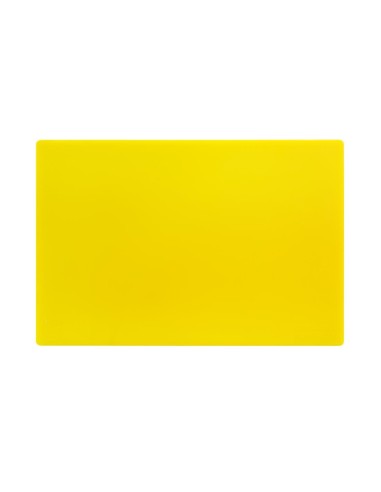 Planche à découper Hygiplas jaune 450x300 mm - Sans BPA