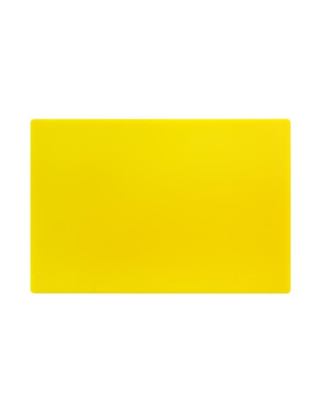 Planche à découper Hygiplas jaune 450x300 mm - Sans BPA
