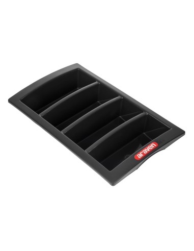 Bac à couverts empilable Araven GN 1/1 - gris granite