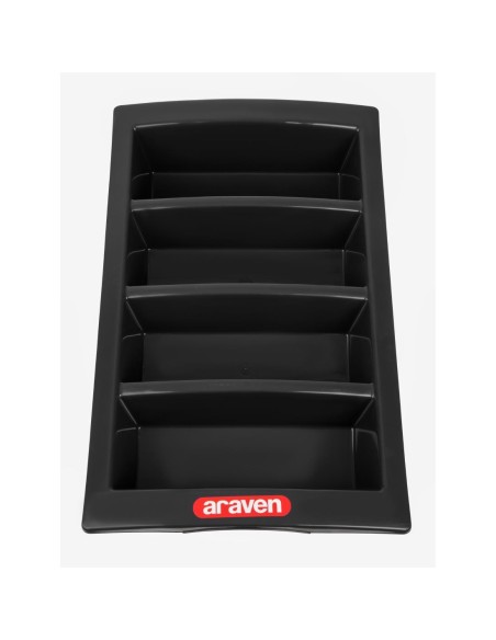 Bac à couverts empilable Araven GN 1/1 - gris granite