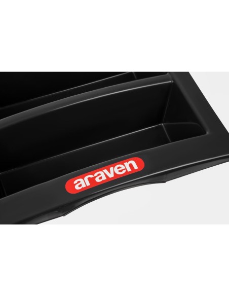 Bac à couverts empilable Araven GN 1/1 - gris granite