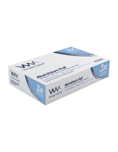 Papier aluminium Wrapmaster 300mm x 90m - lot de 3