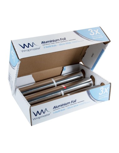 Papier aluminium Wrapmaster 300mm x 90m - lot de 3