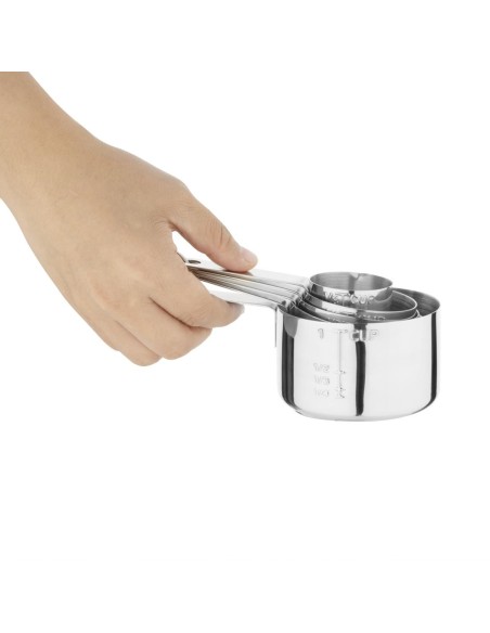 Mesures Vogue - Lot de 5 doseurs en inox 304
