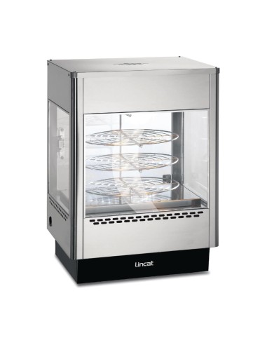 Vitrine chauffante rotative pizza Lincat UM50 - 3 niveaux