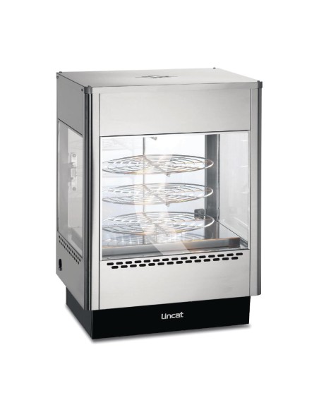 Vitrine chauffante rotative pizza Lincat UM50 - 3 niveaux