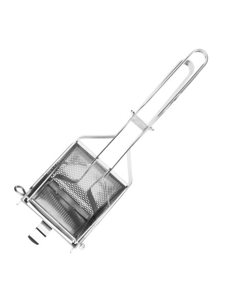 Presse-purée professionnel Vogue en inox - 10x10 cm