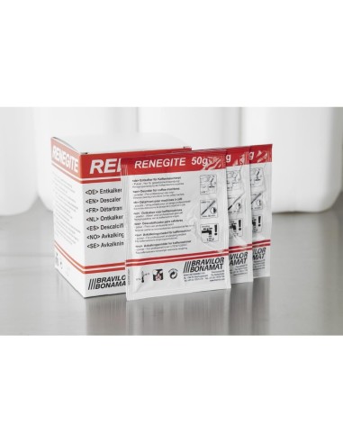 Sachets détartrant Bravilor Renegite - Boîte 15
