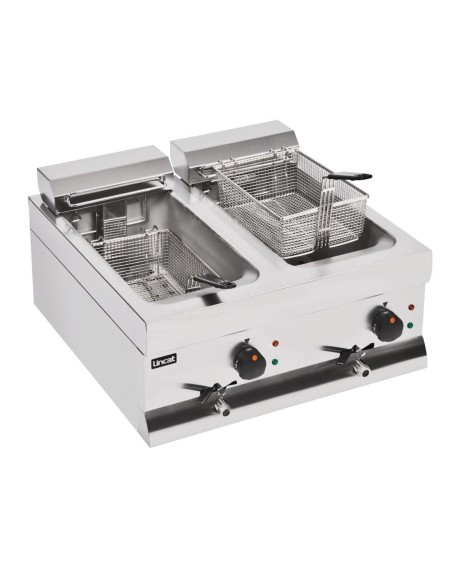 Friteuse double Lincat Silverlink DF66 - 2 x 9L, 6kW