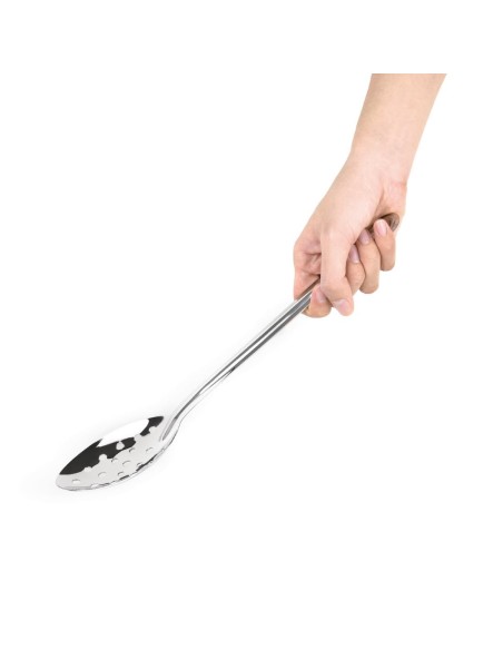 Cuillère de service perforée Vogue 330 mm - inox