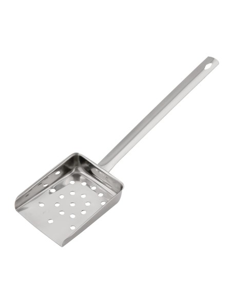 Pelle à frites Vogue manche plat 180 mm - inox