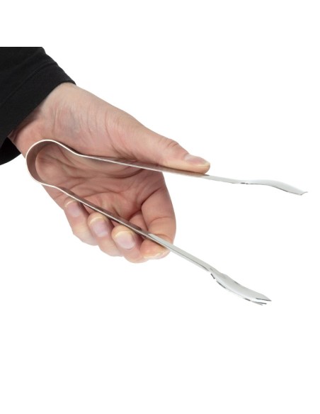 Pince à hamburger Vogue en inox - prise sûre et durable