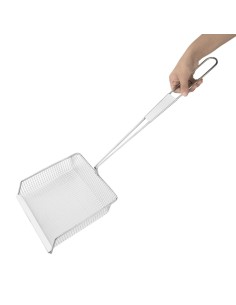 Pelle à frites Vogue manche long - inox 203 mm 2