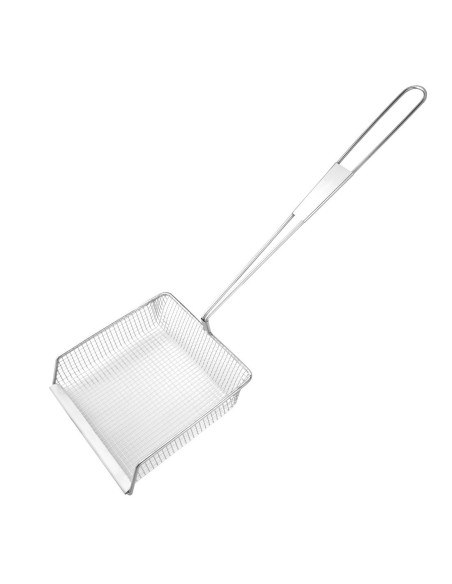 Pelle à frites Vogue manche long - inox 203 mm