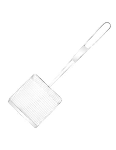 Pelle à frites Vogue manche long - inox 203 mm
