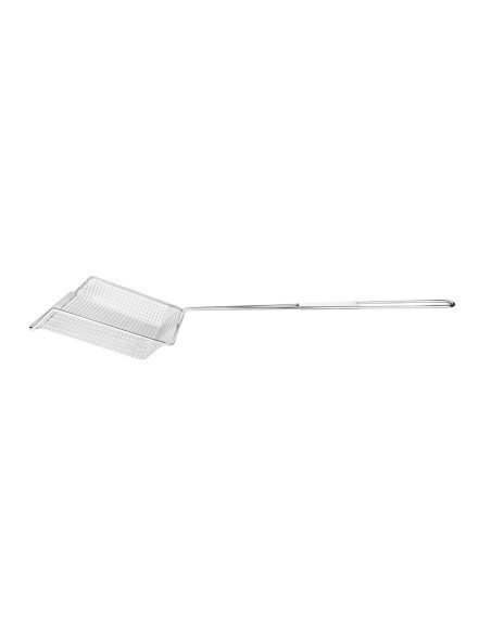 Pelle à frites Vogue manche long - inox 203 mm