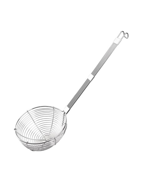 Araignée profonde à manche long Vogue - 12 cm - Inox