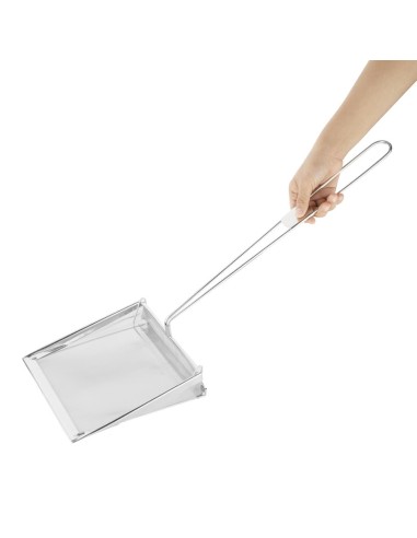 Ecumoire à graisse Vogue 200mm - Acier inoxydable