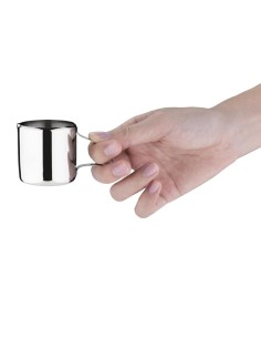 Pot à lait Olympia Concorde 85 ml inox - élégant 2