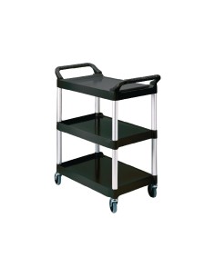 Chariot utilitaire compact noir Rubbermaid - 90,7 kg