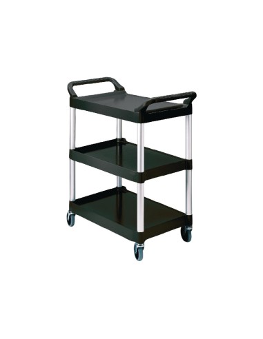 Chariot utilitaire compact noir Rubbermaid - 90,7 kg