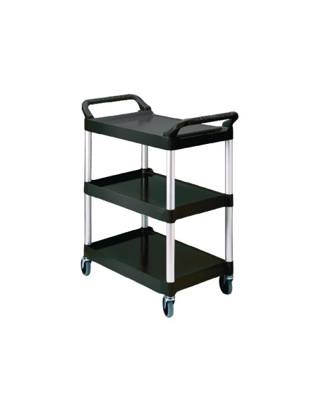 Chariot utilitaire compact noir Rubbermaid - 90,7 kg
