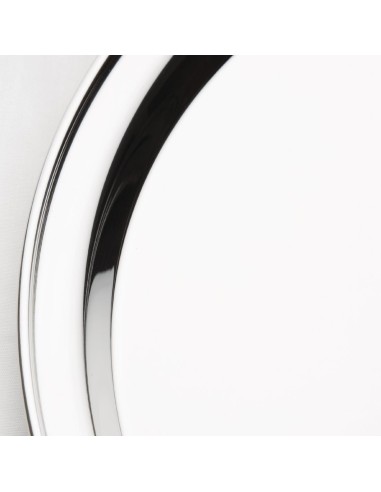 Plateau rond inox Olympia 305 mm - élégant et durable