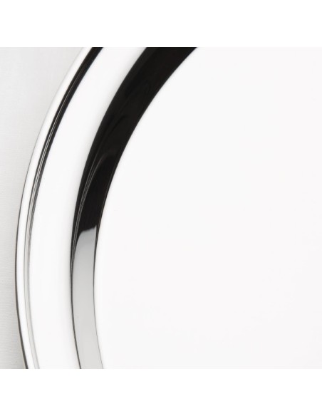 Plateau rond inox Olympia 305 mm - élégant et durable