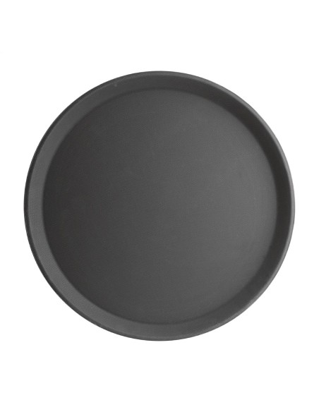 Plateau antidérapant Olympia Kristallon 406mm noir - Fibre de verre