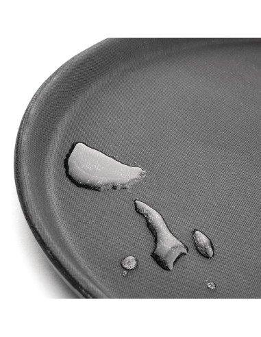 Plateau antidérapant Olympia Kristallon 406mm noir - Fibre de verre