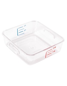 Boîte carrée de stockage 2L Rubbermaid - Polycarbonate transparent