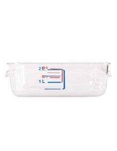 Boîte carrée de stockage 2L Rubbermaid - Polycarbonate transparent 2