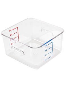 Boîte carrée de stockage 4L Rubbermaid - Polycarbonate transparent
