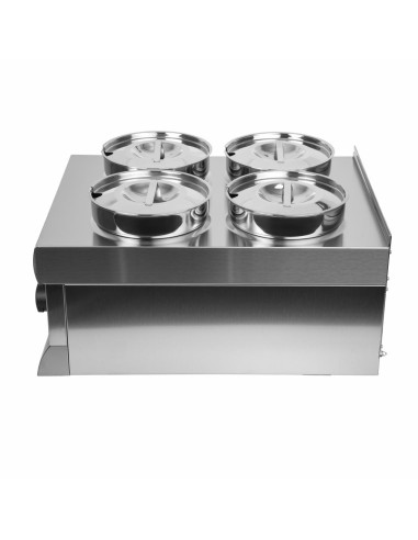 Bain-Marie 4 pots Lincat Silverlink 600 BS4W - 1kW inox