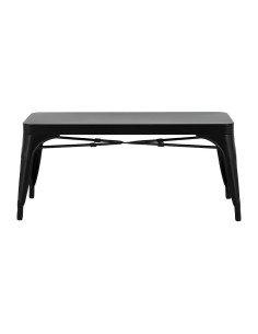Bancs métal noir Bolero Bistro 1000 mm - lot de 2 2