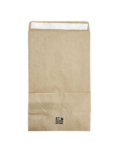 Grands sacs à soufflet Fiesta Recyclable - Lot de 250