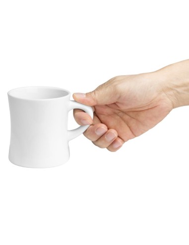 Mugs Olympia blancs 300 ml - lot de 6