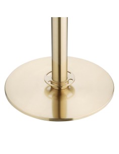 Poteaux d'accueil Bolero base plate inox - lot de 2 2