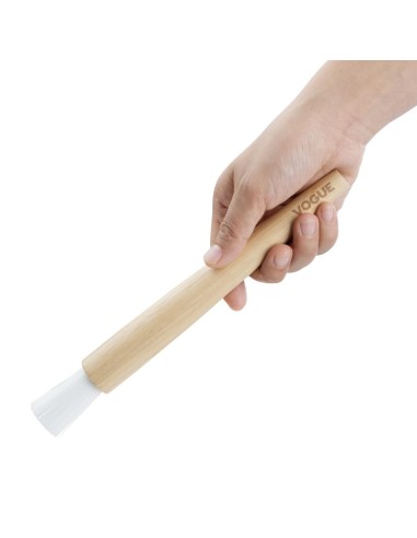 Pinceau à pâtisserie rond Vogue 25 mm - manche bois