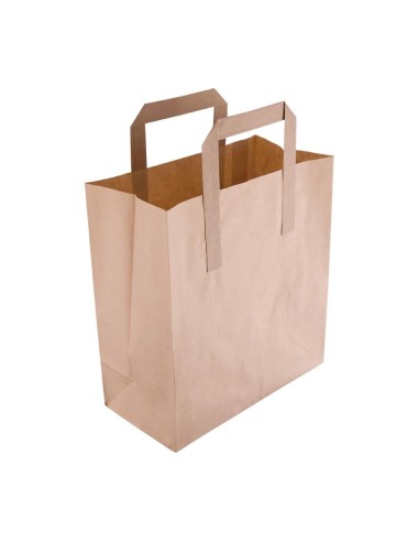 Petits sacs en papier marron Fiesta Recyclables - lot de 250