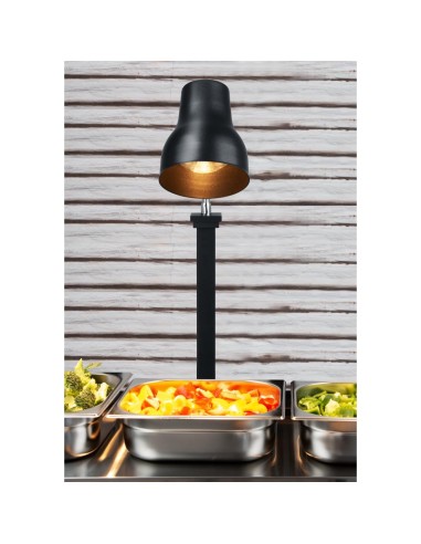 Lampe chauffante Buffalo noir mat 250 W - Service salle