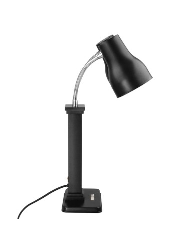 Lampe chauffante double sur pied Buffalo noir mat 2x250 W