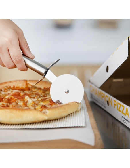 Roulette à pizza Nisbets Essentials en inox - 400 mm