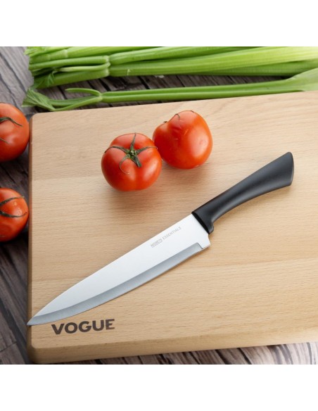 Couteau de cuisine Nisbets Essentials noir 20 cm