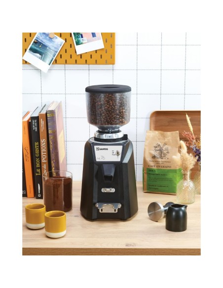 Moulin à café Santos Kawa noir 600W - Performance professionnelle