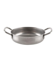 Plat vintage à deux anses Olympia 125 mm - inox