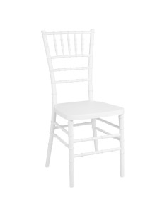 Chaises Bolero Chiavari en polypropylène blanches - lot de 4