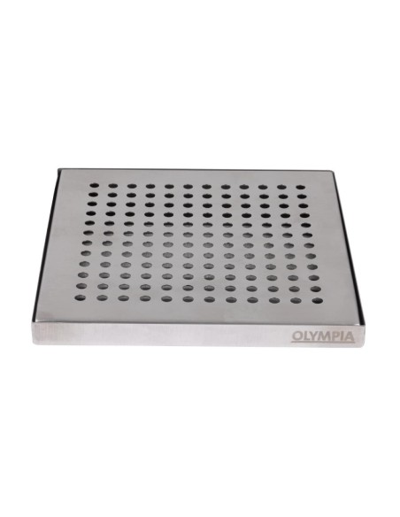 Bac de récupération bar inox Olympia 150x150 mm